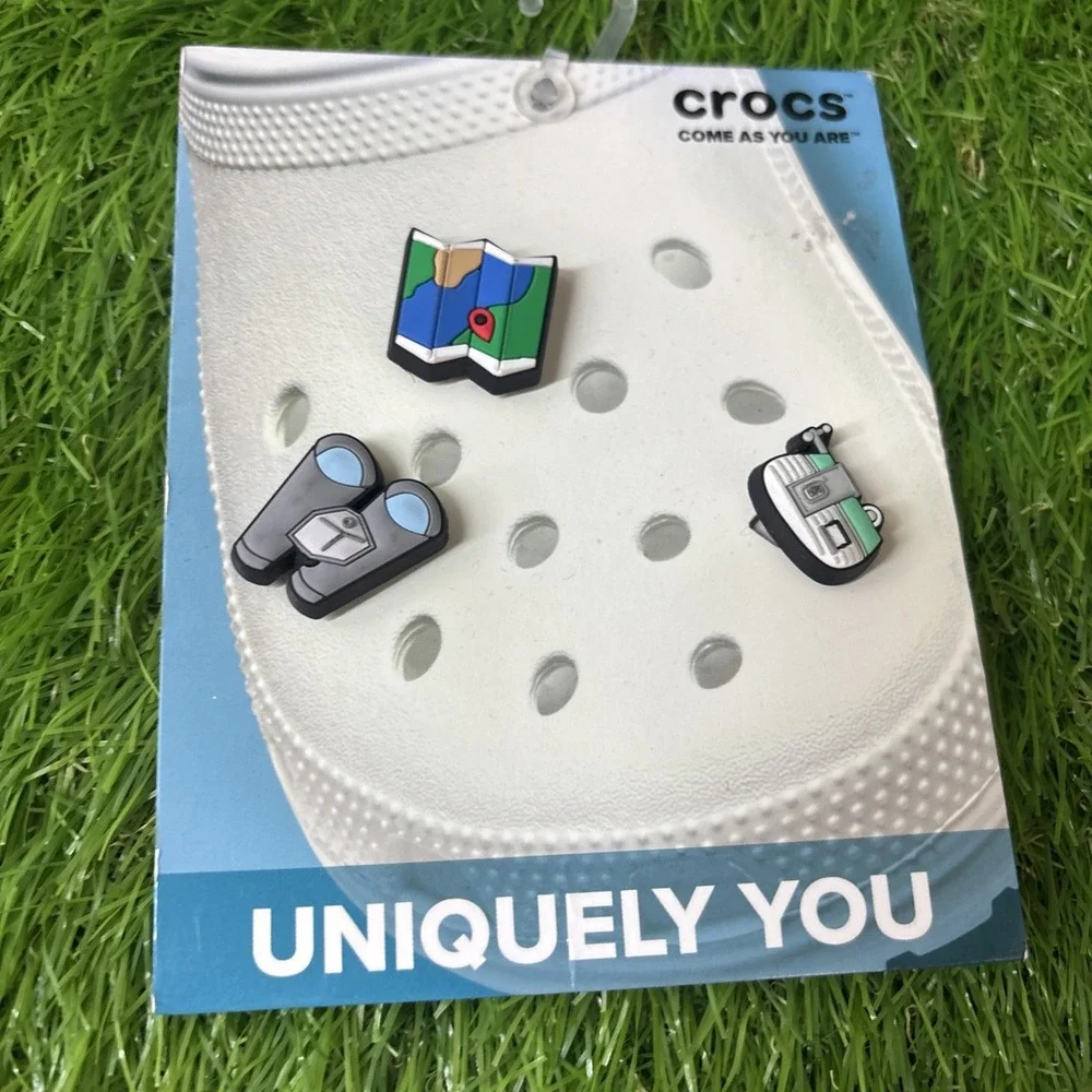 Crocs Jibbitz Nature Shoe Charms 3-Pack Unisex One Size On‎ The Lookout Map